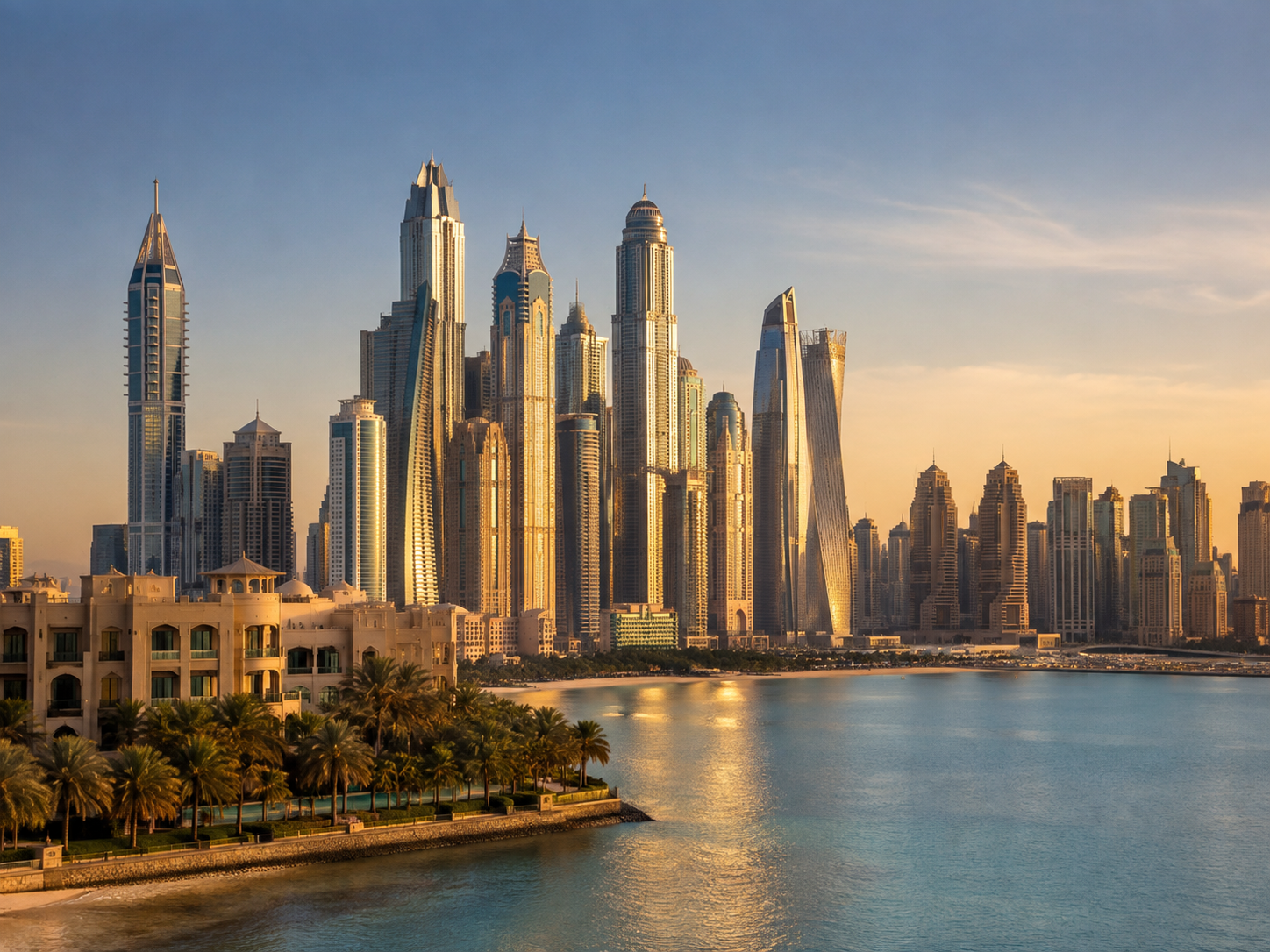 Gulf skyline and waterfront